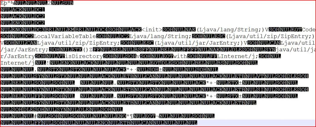 DHL Malware Extracted File